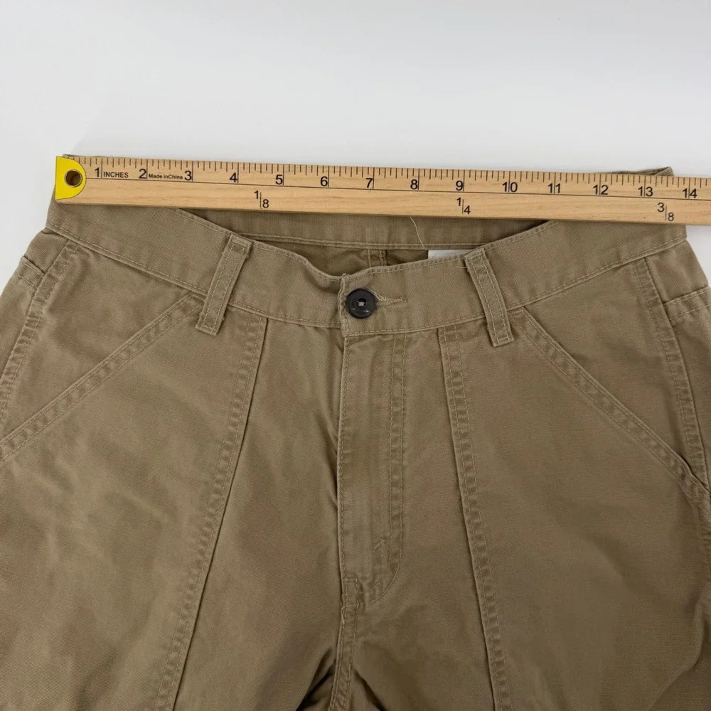 Levi's Dry Goods Carpenter Pant Mens 29x34 Vintage Y2K Tan Khaki Cotton Trousers - Picture 8 of 11